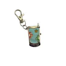 Joivida Cartoon Flip Phone Pendant Watch Student Portable Pocket Watch School Bag Keychain Ornament - multicolor - View 15
