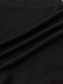 SHEIN 少女休閒日常 Polo 領撞色迷你馬印花連身褲 - 彩色 - 查看 5