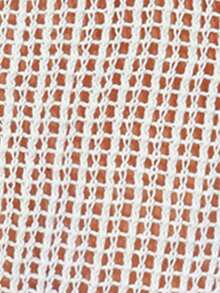 Swim Vcay 春夏镂空V领七分袖沙滩罩衫 - 黑與白 - 查看 3