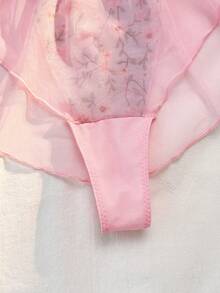 PetitDoll Plus Size Women Sexy Panties Cute Thong - Pink - View 8
