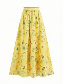 Gownix 女士优雅派对/婚礼高端两件套服装 女士夏季服装 女士春季服装 夏季服装搭配灵感 - 黃色 - 查看 3