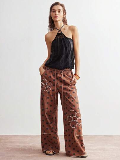 Bohemela Lässiges einfarbiges gestricktes Trägertop für Frauen