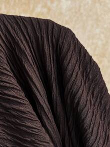 Soleia 新款波西米亚风露背金属串珠纹理连体裤，优雅度假装扮，适合海滩婚礼宾客、毕业早午餐、圣帕特里克节、春假、复活节、音乐节等场合。 - 咖啡棕 - 查看 7