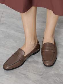 Sleekvia Ballerines pour femmes - Tabac - Voir 3