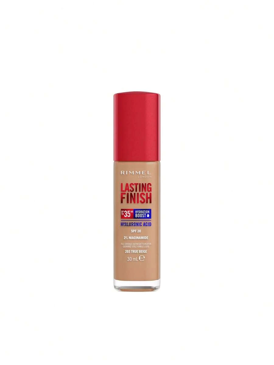 Rimmel Lasting Finish 35Hr Foundation 203 True Beige 30 Ml - 203 True Beige - View 1