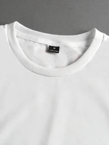 STYNVO Men's Slogan Print Loose Fit Casual Sleeveless Tank Top - White - View 4