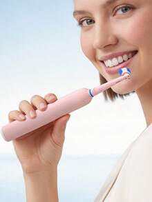 JMMO Electric Tooth Brush For Adults With 3 Modes, 5X Plaque Reduction, 3 Brush Heads & Rechargeable With 4 Hours Charge Lasting Up To 25 Days - Multicolor - View 2