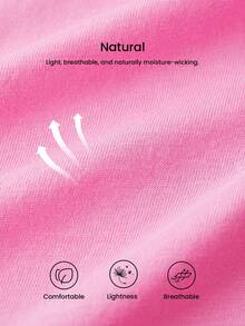 LUVLETTE 柔软棉质撞色滚边基础款纽扣上衣和裤子粉色家居服睡衣套装，裤子带口袋，女士家居服套装，情人节礼物睡衣 - 粉色 - 查看 12