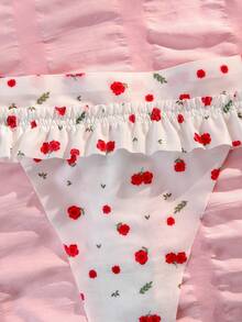 PetitDoll Lace Trim Cheeky Panties For Women, Sweet Style - Multicolor - View 10