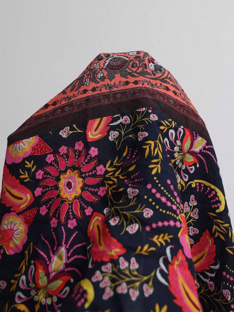 Plus Size Women Floral Print Ruffle Sleeve Casual Blouse Summer Tops   Summer Outfits Summer Clothes Spring Dress Spring Outfit Women Spring Clothing Beach Vacation Outfits For Women Vacation Dress Bohemian
