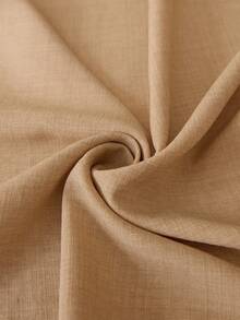 Vesra Vestido poncho con cuello en V profundo y mangas de murciélago con flecos para mujer - Albaricoque - Ver 7