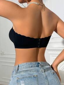 NudeFit 4件装女士文胸，无背可转换式文胸，带可拆卸胸垫 - 彩色 - 查看 6