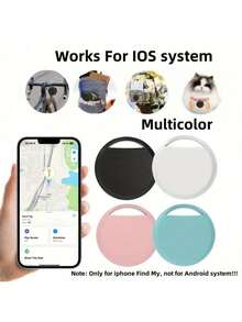 PETSIN 1 件装 GPS 智能防丢定位器 - MFi 认证，实时追踪，无需安装，适用于宠物、包包、行李、自行车、汽车，兼容 iOS 系统“查找我的”应用程序，无忧防丢（仅限 iOS 系统） - 彩色 - 查看 9
