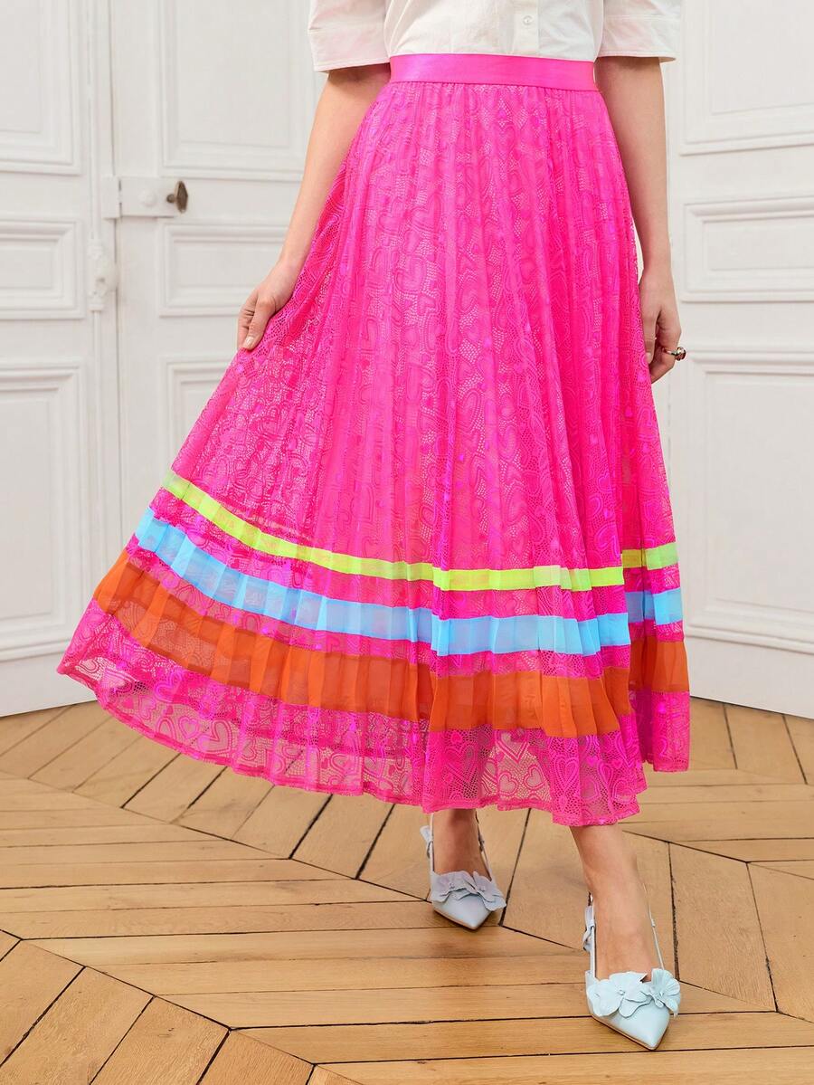 LOTSLUV Women Skirts - Hot Pink - View 1