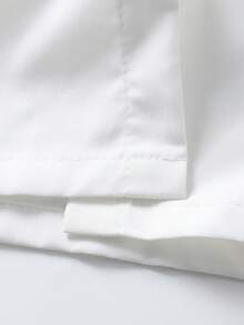 SHEIN Conjunto de 3 piezas para niña preadolescente que incluye blusa de manga acampanada con cuello, chaleco tipo cárdigan y pantalones - Gris - Ver 10