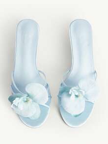 Light blue satin