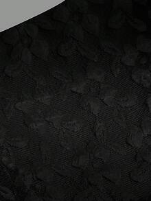 MOD Top De Tirantes De Camisola Con Dobladillo Con Volantes Para Mujer - Negro - Ver 3