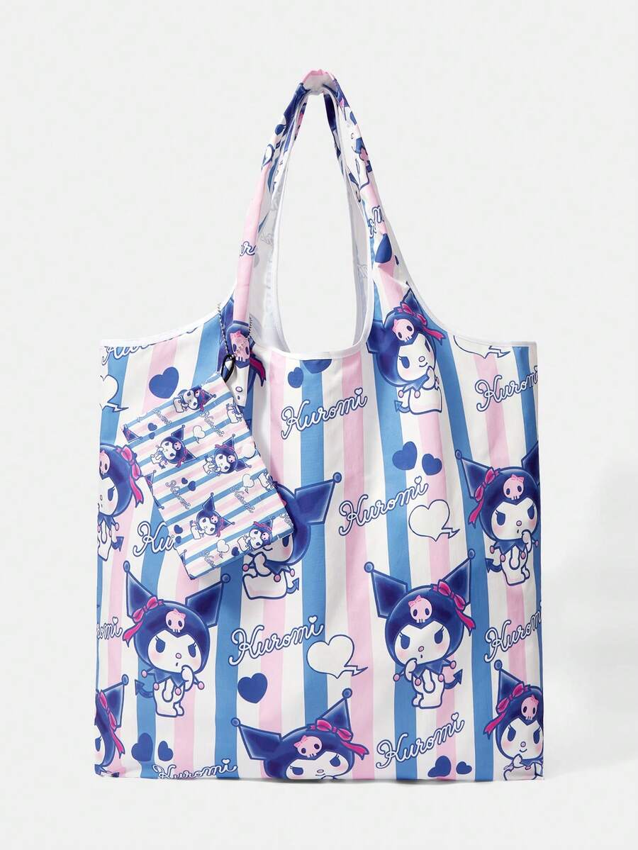 HELLO KITTY AND FRIENDS | SHEIN 1-Piece Package, Line Love Baby Vest Bag, Foldable Handbag, Women's Model. - Nhiều màu 10 - Xem 1