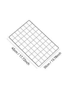 Black Wrought Iron Mesh Panel - Photo Background Wall Mount Decoration With Perforated Panel Frame - Black - View 11