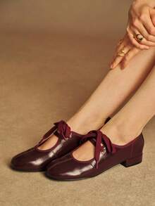 Rosivie Women Pumps - Burgundy - View 6