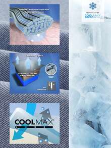 SHEIN EZwear 女士休闲破洞毛边牛仔短裤 - 淺色水洗藍 - 查看 3