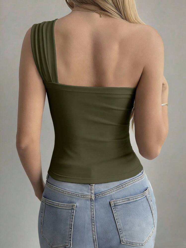 Women's Summer Hollow Cross Strap Fitted Sexy Casual Camisole