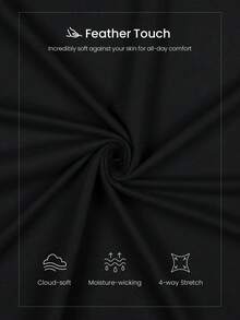 Eassivo Women's Black Ballet‑Style Sport Dress,Adjustable Straps, Ruched Skirt Overlay, Flirty Athletic Silhouette,Black Tennis Dress,Athletic Dress - Black - View 9