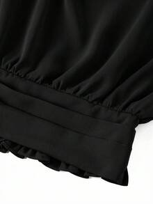 Ellevyn Women's Elegant Party/Wedding Ceremony High-End 2 Pieces Outfit - Black - View 8