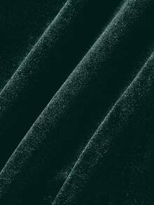 SHEIN MOD Đầm nữ thanh lịch trễ vai, đuôi cá, phối ren tương phản. - Màu xanh lá cây đậm - Xem 6