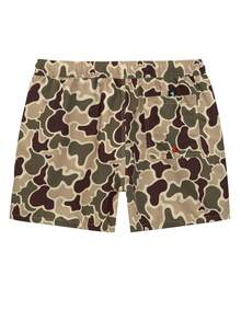 Manfinity VDAYZ Men's Drawstring Waist Camouflage Pattern Beach Shorts - Khaki - View 6