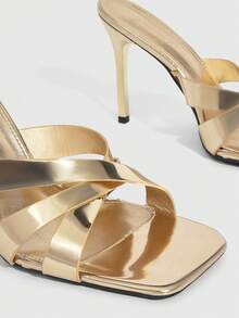 CUCCOO SZL Women Heeled Sandals Spring Shoes - Medium gold - View 5