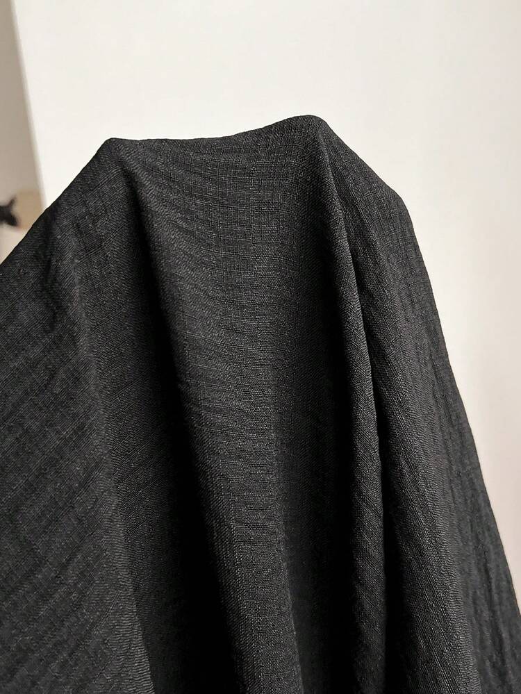 Plus Size Women Solid Color Elastic Waist Casual Pants Summer Spring Country Style For Women Black Pants