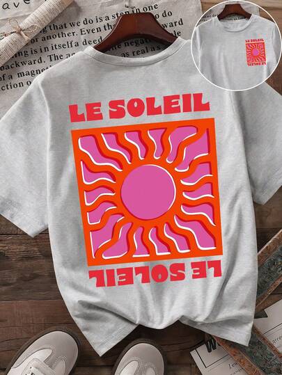 DrmWander Women's T-Shirt, Casual Street Style Graphic Short Sleeve T-Shirt, Cute Summer Top