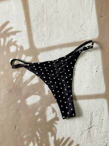 Swim Vcay Women's Solid Color Casual Vacation Bikini Bottom - Multicolor - View 1