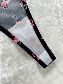 SHEIN Leopard Print Sexy Thong Panties For Women - Multicolor - View 10