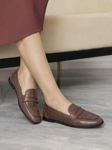 Sleekvia Ballerines pour femmes - Tabac - Voir 4