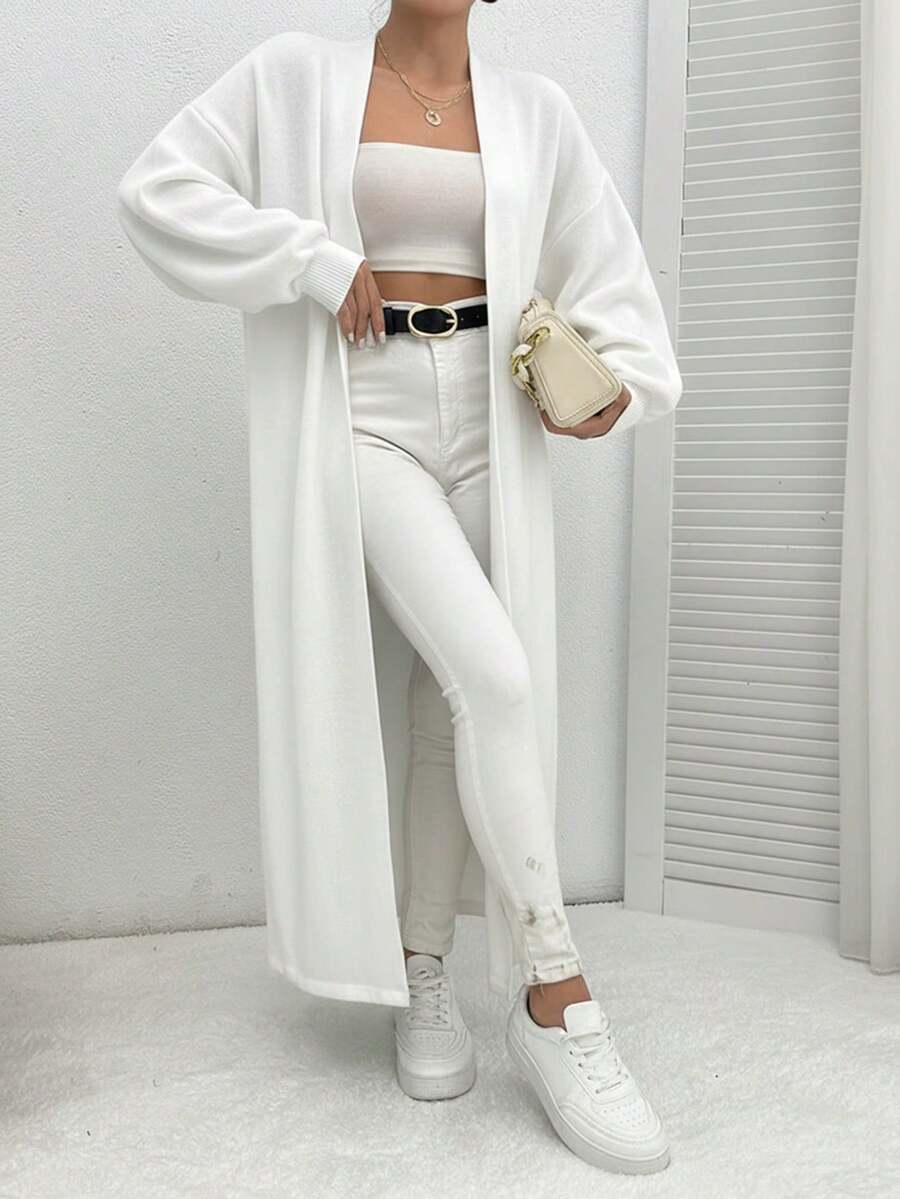 Women Cardigans - 杏色 - 查看 1
