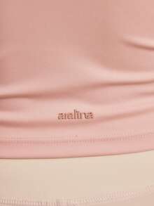 Aralina CAP SLEEVE LOW V NECK TANK - Pink - View 4