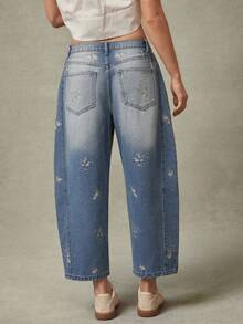 WESTFADE 女士牛仔裤 - 淺色水洗藍 - 查看 6