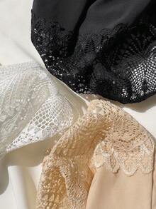 Seduluxe 3pcs/Pack Women's Lace Patchwork Briefs - Multicolor - View 3