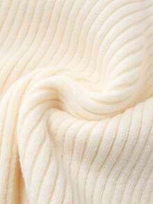 Franclia Beige Lapel Fashionable Retro Elegant Minimalist Versatile Business Casual Sleeveless Fitted Knit Top, Spring/Summer - Beige - View 7