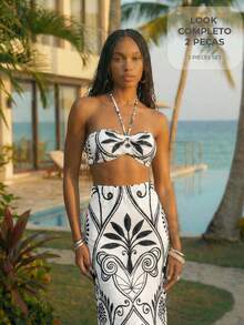 CAJUNI Women Two-Piece Outfits - Multicolor - View 1