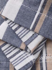 DAZY Women's Casual Letter Print Loose T-Shirt Top And Striped Pajama Pants Sleepwear Set, Summer - Grey - View 7