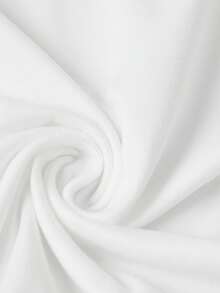 SHEIN Damen Lässig Sommer Tops mit Lilien Blumen Grafik, Rundhalsausschnitt, Kurzarm, Tropische Blumen Grafik Damen Weißes T-Shirt. - Weiss - Übersicht 3