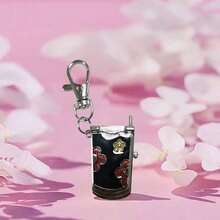 Joivida Cartoon Flip Phone Pendant Watch Student Portable Pocket Watch School Bag Keychain Ornament - multicolor - View 14