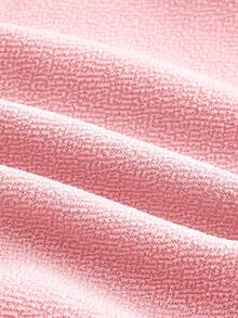 SHEIN Essnce Áo ống không dây đơn giản không đối xứng xoắn viền trơn màu cho nữ, mùa hè - Hồng - Xem 4