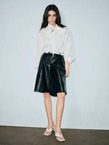 女士高跟人字拖凉鞋，时尚百搭的趾环凉鞋，猫跟 - 米色 - 查看 7