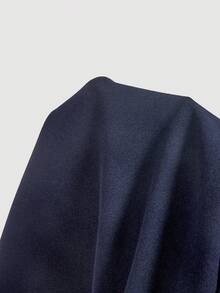 SHEIN MOD 女士优雅珍珠装饰半身裙，夏季 - 藏蓝色 - 查看 5