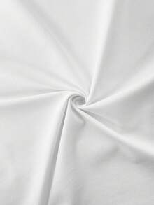 VIVINTIMO 白色針織男士圓領短袖T恤 - 白色 - 查看 6