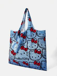 HELLO KITTY AND FRIENDS | SHEIN 1 件装，猫咪蝴蝶结背心包，可折叠手提包，女士款。 - 多色12 - 查看 5